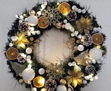 Christmas door wreath