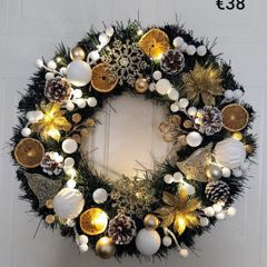 Christmas door wreath