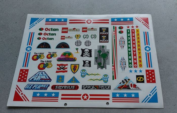 Lego Club UK Sticker Sheet - 1994