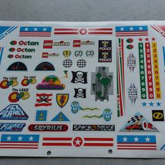 Lego Club UK Sticker Sheet - 1994