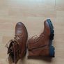 DejaVu Brown Ankle Boots - Faux Leather Image 6