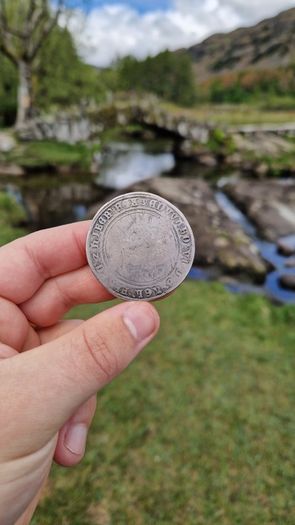 Scarce Ex. Spink 1551 Edward 6th Silver Crown.
