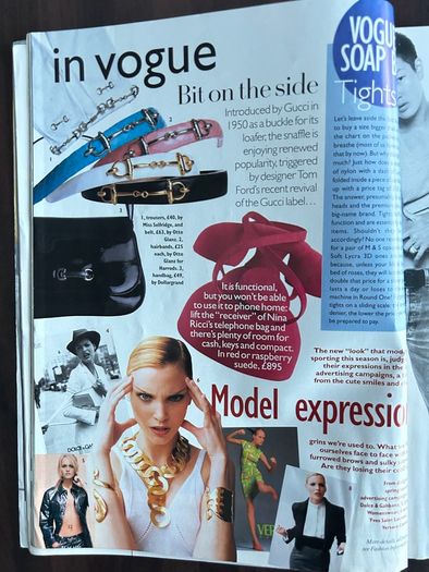 British Vogue Magazines 1996 Priced Individually