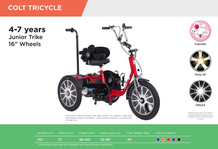 Colt Tricycle Special Needs Adaptive Trike (Like New)