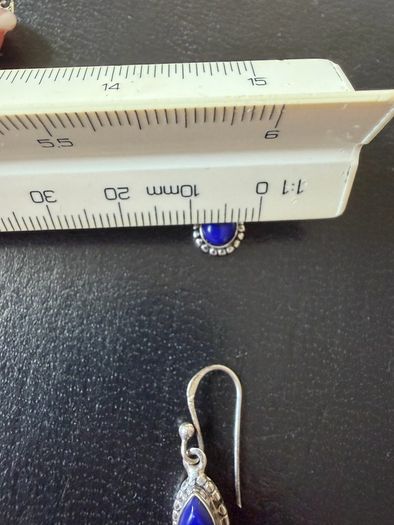 silver earrings