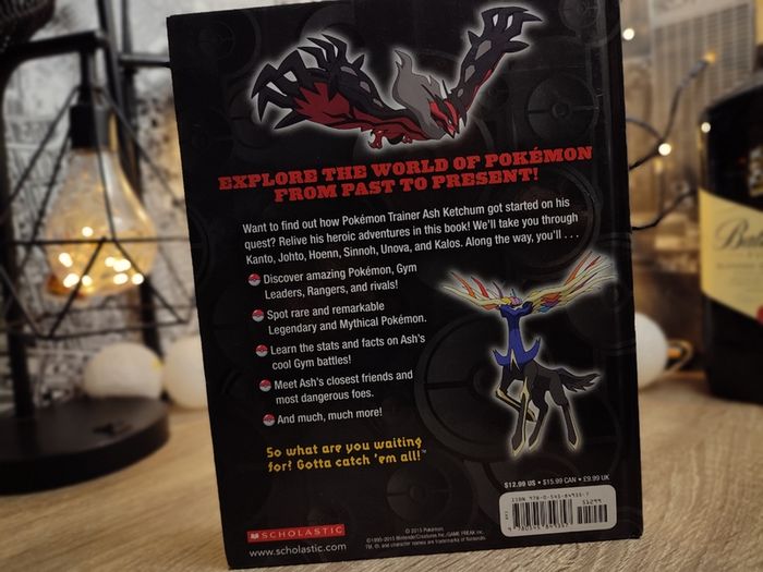 Pokemon ! The Official Adventure Guide ! Ash's Quest from Kanto to Kalos ! Hardcover ! 2015 ! by Scholastic !
