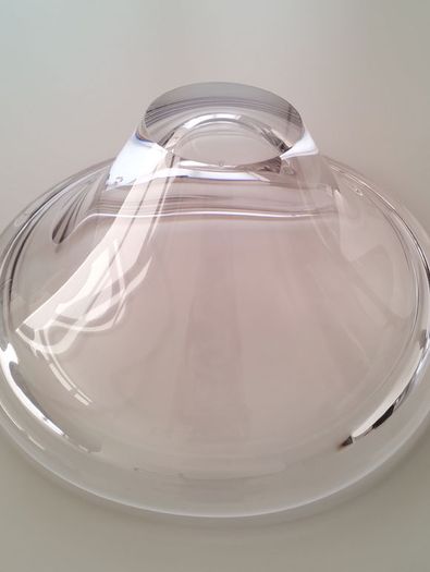 Rare Dartington Crystal Pebble Bowl Large