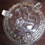 Sowerby Art Deco 3 Footed Glass  Bowl Image 2