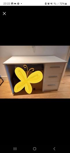 white desk