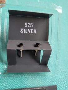 silver earrings