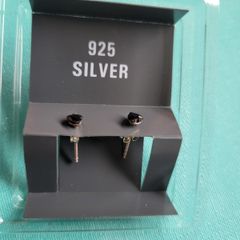 silver earrings
