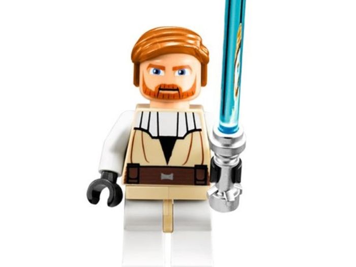 Lego OBI WAN KENOBI Minifigure Lego Star Wars Lego Minifigure