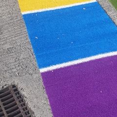 artificial grass multi colour