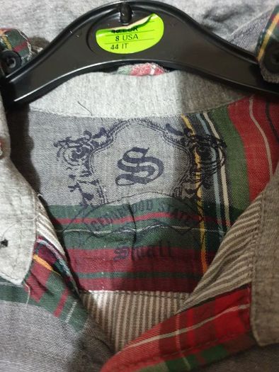 cedarwood state red grey green long sleeve shirt with hood