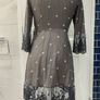 Odd Molly Grey lace & pink embroidered dress. Size 8/10 Image 6