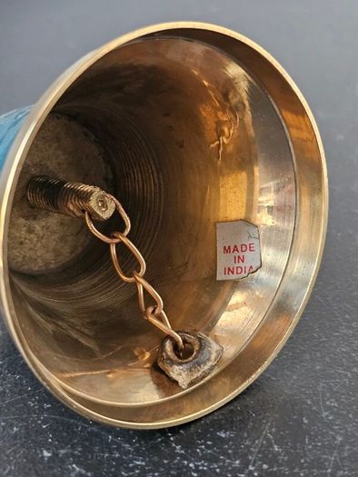 Vintage Solid  Brass Table Bell