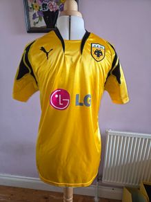 2007/08 AEK Athens Home Jersey- Large size
