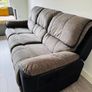 Potts 3 Seater Sofa | Manual Recliner | Grey Image 2