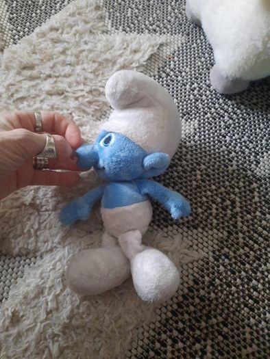 small plush smurf