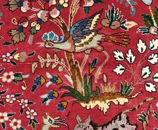 Stunning Tree of Life  50 Raj Tabriz Wool and Silk Hand Knotted Rug Carpet Persian