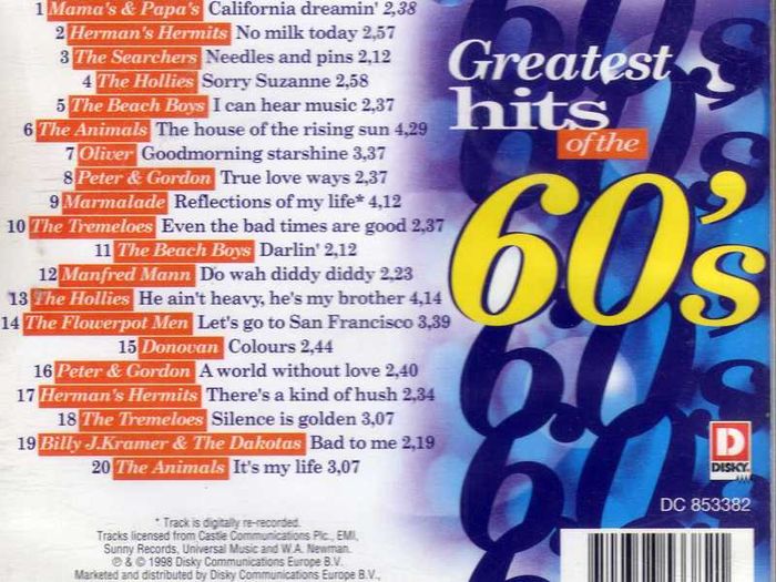Greatest Hits Of The '60s