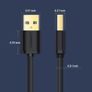 UGREEN Data Transfer USB 3.0 Type A Male to Male SuperSpeed Transfer Cable for External Hard Drive, WD My Cloud, DVD, Laptop Cooler and Blu-ray Disc Player, etc (0.5m) - NEW Image 2