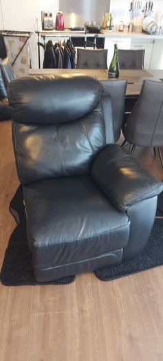 3 Seater Reclining Leather Sofa
