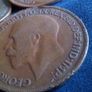 1915 George V Pennies. Image 4