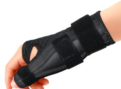 Wrist thumb support breathable