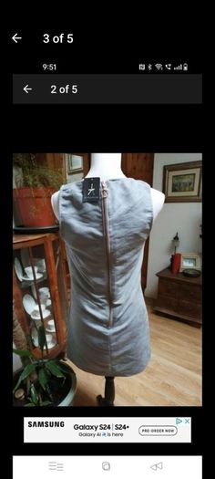 ladies Penny's Grey swade Dress. New with tags.