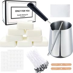 Candle Making Kit,Candle Making Supplies Include Soy Wax for Candle Making,Candle Wax Melting Pot,Magic Paper,Candle Wicks and More-Full Candle Making Kits for Adults Beginner,Make Your Own Candles (FREE POSTAGE)