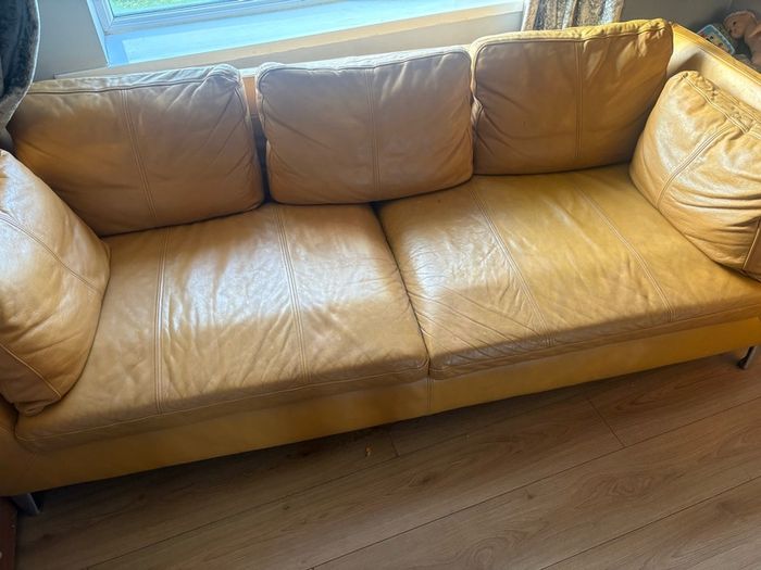 Leather sofa