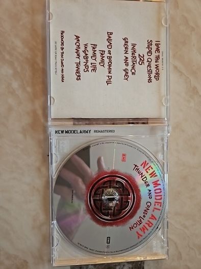 New Model Army CD - Thunder And Consolation