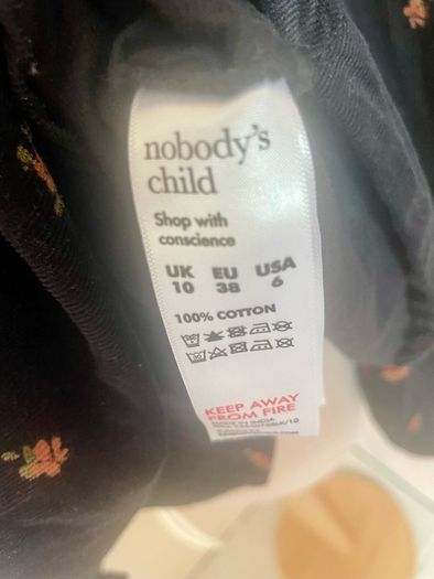 Nobody's Child Size 10-stunning top with fine cord detail