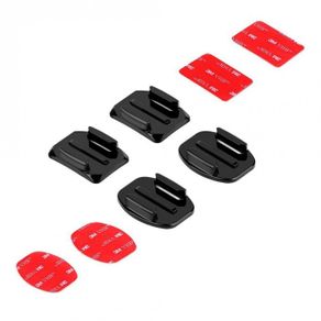 Sticker Base Mount Pads Kit for GoPro & Action Cameras - Curved and Flat Adhesive Mounts - 21534