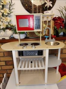 Kids Wooden Play Kitchen