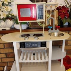 Kids Wooden Play Kitchen