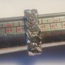 925 Sterling Silver Chain Link Ring. Image 3
