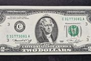 1976 Series 2 Dollar Bill Unc Jefferson Note (81a)
