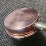 Victorian copper and brass  warming pan. Image 4