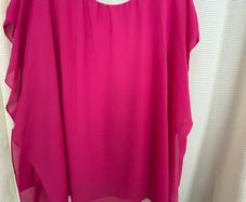 Zone Pink Chiffon Lined Top