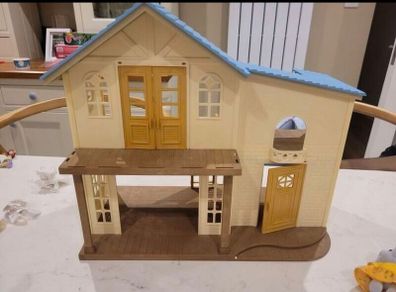 Sylvanian Family House, furniture & figures