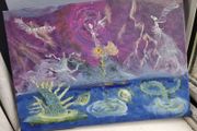 Saltwater Thunderstorm painting