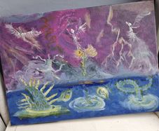 Saltwater Thunderstorm painting