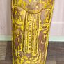 A Large Traditional Hand Carved Wood Shield Totem, Postage Available or collection, Measurements are in the photo's Image 5