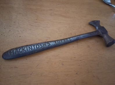 Oversized Mackintosh Toffee Hammer