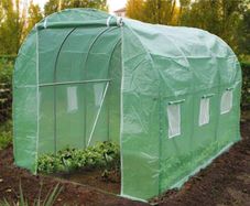 Polytunnel Greenhouse Poly Tunnels Gardening Walk In Pollytunnel Tent with Steel Frame