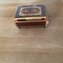 Inlaid wooden  box with mirror and velvet lining Image 2
