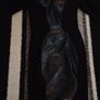 RIVER ISLAND.. Beautiful Black Fitted Pencil Dress (Size 10) Image 2