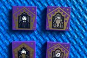 Collectible Lego Harry Potter Wizard Chocolate Frog Card Tiles